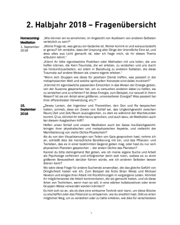Botschaften 2018 (II) Übersicht 1